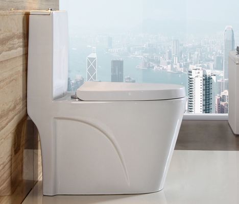 satın al Banyo Porselen Tek Parça Tuvalet Uzatılmış Vitrifiye Tuvalet çevrimiçi üretim