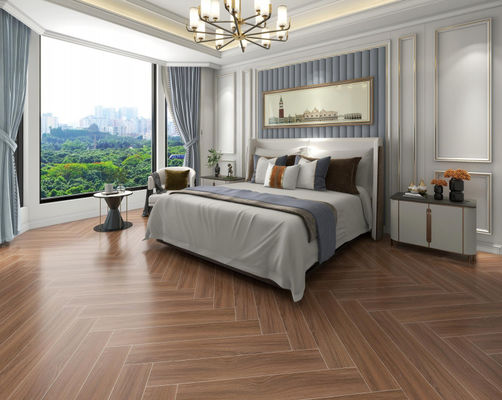 satın al İç duvar zemini için kahverengi ahşap porselen fayansları 150x900mm çevrimiçi üretim