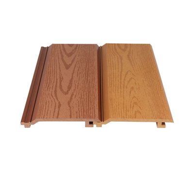 satın al Su geçirmez 145x20.5mm Ahşap Plastik Kompozit Kaplama Paneli Bahçe İçin Kahverengi WPC Dış Duvar Paneli çevrimiçi üretim
