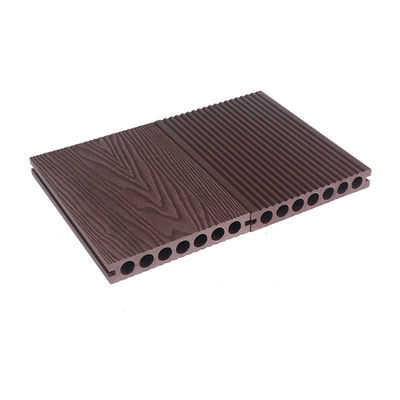 satın al 145x22mm WPC Decking Tahtası Dış Mekan İç Mekan Ahşap Plastik Kompozit Zemin Kaplaması çevrimiçi üretim