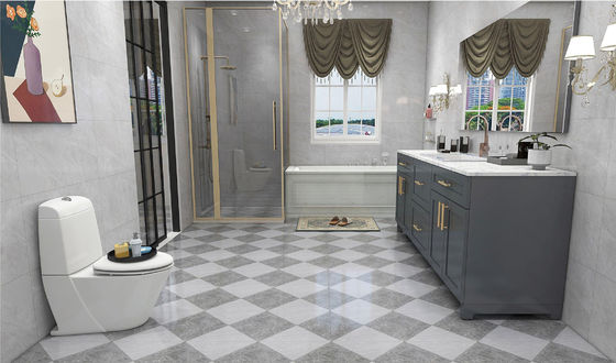 satın al Gri Matt Camlı Seramik Rustik Plak 400x400mm İç kat duvarı çevrimiçi üretim