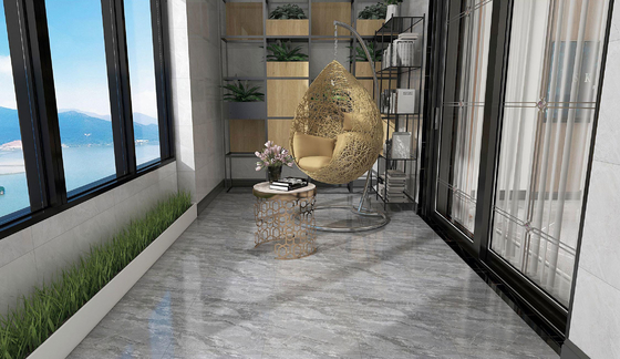 satın al Antibakteriyel Bebek Yüzü Camlı 400x400mm Seramik Rustik Plaklar Balkon ve Mermer Görünümü İçin Camlı Matt Plaklar Bina İçin Plak Gri Plak çevrimiçi üretim