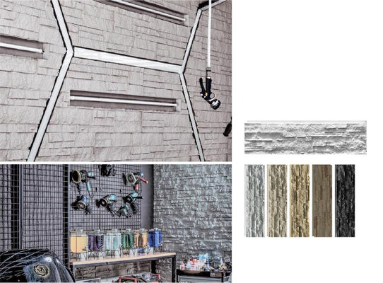 satın al Poliüretan Kültür Taşı Tuğla 1160x300x30mm Isı Yalıtımı çevrimiçi üretim