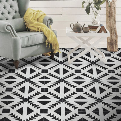 satın al Siyah Beyaz Seramik Rustik Tile 20x20cm AAA Sınıfı Kaymaz çevrimiçi üretim