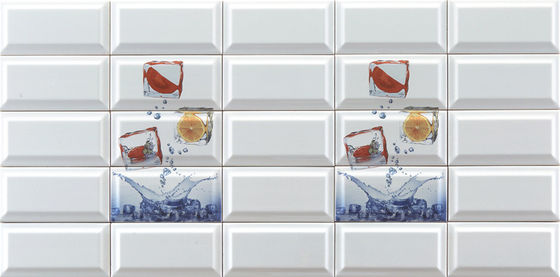 satın al Modern Beyaz Gövde Domates Limon Metro Fayansları 225x152mm çevrimiçi üretim