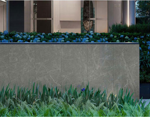 satın al Gri, aşınmaya dayanıklı camlı perde duvarı 600x1200mm çevrimiçi üretim