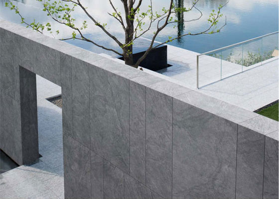 satın al Gri 600x1200mm Kil Dış Perde Duvar Taşları çevrimiçi üretim