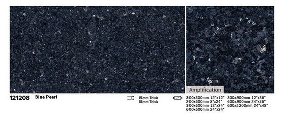 satın al Mavi Kahverengi Dış Porselen Taş 300x300mm 600x1200mm çevrimiçi üretim