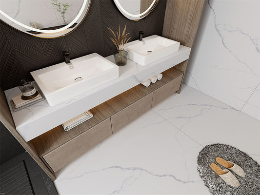 satın al Asit Dayanımlı Carrara Mat Sinterlenmiş Taş Plaka 1420x2700mm çevrimiçi üretim