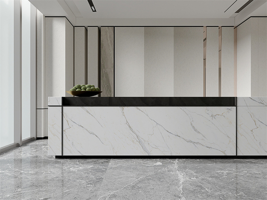 satın al Dayanıklı Kapalı Matt Carrara Zemin Sinterli Taş Taş Taşları Oturma Odası için 1420x2700mm çevrimiçi üretim