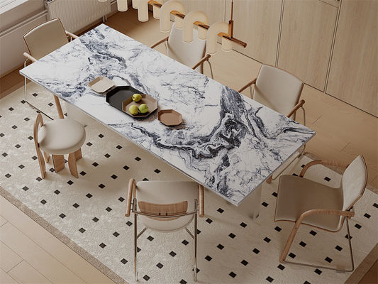 satın al Cilalı Sinterlenmiş Taş Plaka 1600x3200mm Yemek Odası İçin çevrimiçi üretim