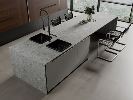 satın al Açık Gri 1600x3200mm Matt Sintered Stone Slab çevrimiçi üretim