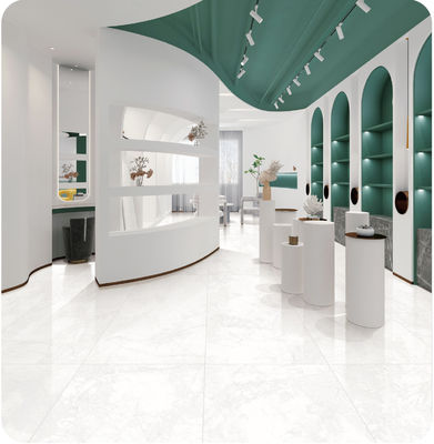 satın al 600x1200mm Beyaz Yumuşak Sırlı Porselen Yer Karosu AAA Kalite çevrimiçi üretim