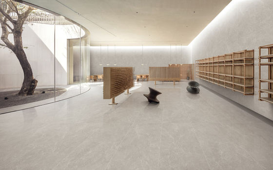 satın al Gri Retro Bebek Yüzü Porselen Fayans 48x24 İnç Kil AAA Kalite çevrimiçi üretim