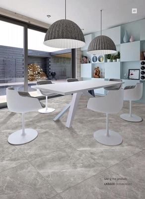 satın al Mermer Görünümlü Dış Duvar 600x600mm Tüm Vücut Porselen Plakalar ve Yemek Odası ve Otel için Koyu Gri Dekoratif Plakalar çevrimiçi üretim
