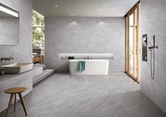 satın al Aşınmaya Dayanıklı Gri Sırlı Seramik Duvar Karoları 400x800mm çevrimiçi üretim