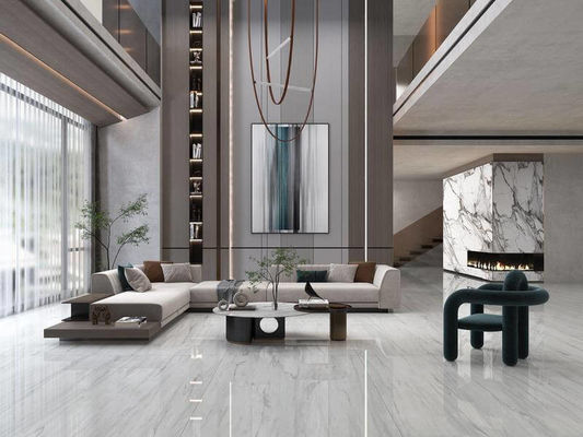 satın al 1200x1200mm Beyaz cilalı camlı porselen fayans 0.05% WA çevrimiçi üretim