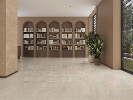 satın al Beige Acid-Resistant 1200x1200mm No Fade İç Duvar Camlı cilalı Porselen Kelepçesi Otel için çevrimiçi üretim