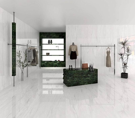 satın al Cilalı Sırlı Porselen Karo 1200x1800mm Carrara Antibakteriyel çevrimiçi üretim