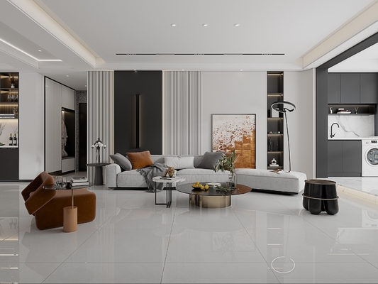 satın al Açık gri tuğla ve dekoratif 800x800mm yemek odası için cilalı camlı porselen kiremitler çevrimiçi üretim