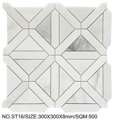 satın al Yemek odası ve yüzme havuzu için çarpıcı 300x300 mm doğal taş mozaik çevrimiçi üretim