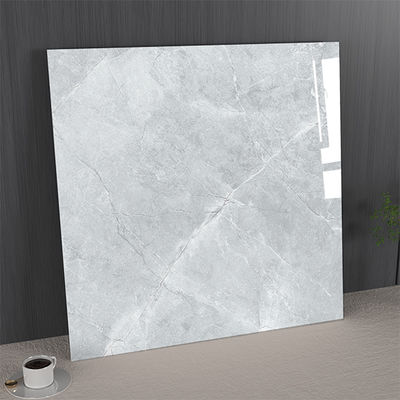 satın al Stain-resistant and Firebrick 1mx1m Marble Porcelain Glazed Polished Tiles For Living Room Light Gray çevrimiçi üretim