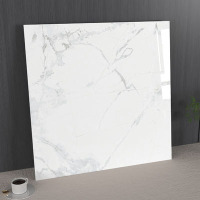 satın al Carrara Wear-Resistant And Modern Inside Floor 1000x1000mm Glazed Polished Porcelain Tile For Office Decoration çevrimiçi üretim