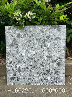 satın al Leke tutmaz Gri 600x600mm İç Mekan Zemin Terrazzo Seramik Karolar Yemek Odası ve Ofis İçin çevrimiçi üretim