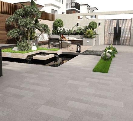 satın al Dayanıklı 600x600mm Açık Gri Dış Zemin Keramik Taşlı Taşlar Alışveriş Merkezi ve Patio için Dayanıklı Taşlar çevrimiçi üretim