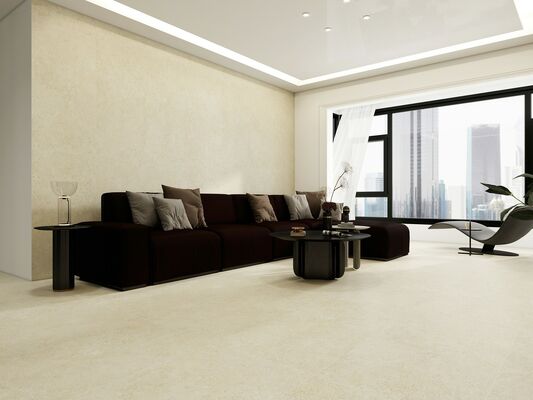 satın al Lekelere dayanıklı ve Firebrick 600x1200mm Beige Porselen Taşlar Otel İçerisi Alt Taşlar çevrimiçi üretim