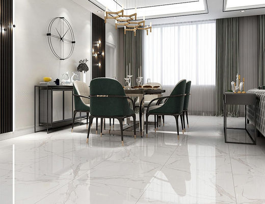 satın al 4pcs/Ctn 29kgs/Ctn Altın Renkli Yer Karosu, 600x600mm Sırlı Cilalı Porselen Karo çevrimiçi üretim