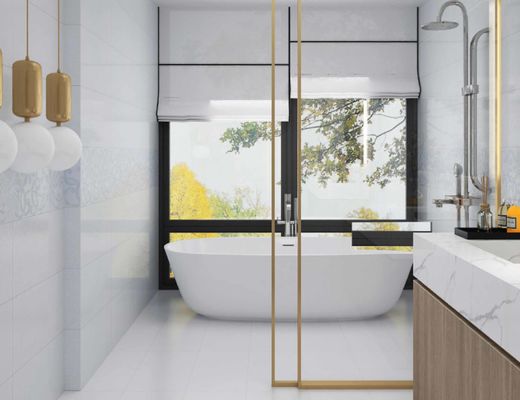 satın al 0.15 WA 9mm Kalın Su Geçirmez Banyo Duvar Karosu Kalıp Yüzeyi Parlak 12X24' çevrimiçi üretim