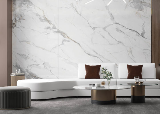 satın al Beyaz AAA Sınıfı Sinterlenmiş Taş Levha 1200x2700mm çevrimiçi üretim