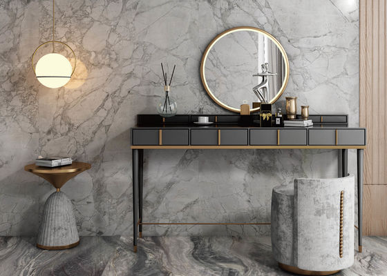 satın al Beyaz Kil Kuvars Sintered Stone Slab 1200x2400mm çevrimiçi üretim
