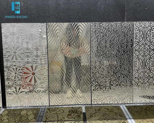 satın al 3D Mürekkep Püskürtmeli Altın Çizgili Porselen Karo 300x600mm 10mm AAA Kalite çevrimiçi üretim