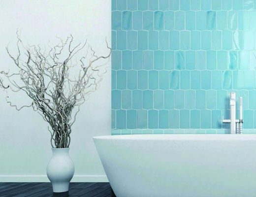 satın al 75x300mm İç Duvar Karosu Modern Stil Parlak Renkli Gradyan Karo çevrimiçi üretim