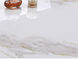 48kgs/ctn Calacatta Kil Mermer Porselen Yer Karosu Altın Çizgiler Beyaz 10mm