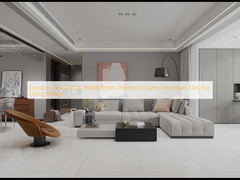 Dayanıklı W.A %0.05 800x800mm Cilalı Sırlı Porselen Fayanslar Oturma Odası İçin