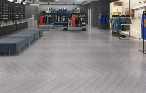 200x1200mm Ahşap Porselen Fayanslar Gümüşi Kahverengi Zemin ve Duvar İçin