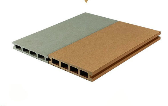 Teras Korozyon Önleyici Plastik Ahşap Zemin Paneli 140x25mm Avlu Tahtası Yeşil Ahşap Plastik Levha