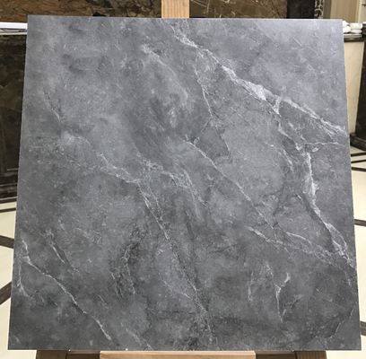 Kullanım Dayanıklı 400x400mm Kapalı Zemin Mermer Görünüm Seramik Rustik Kelepçeler Ve Bebek Yüzü Dekorasyon Ve Proje İçin Gri Duvar Kelepçeleri