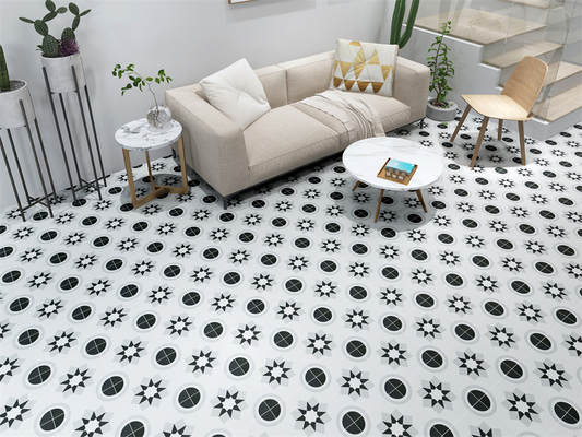 Otel Banyo Yerleri için Gri 20x20cm Seramik Rustik Plak