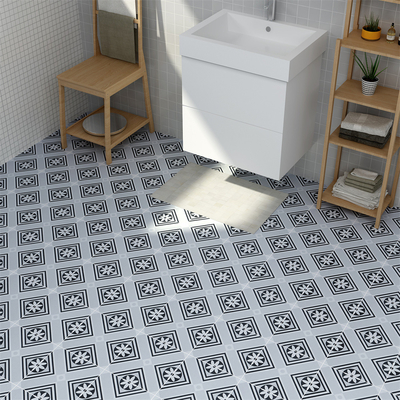 Gri Antibakteriel Keramik Rustik Plak 200x200mm Mutfak Duvarları için