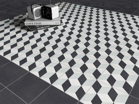 Çiziklere dayanıklı 200x200mm duvar ve zemin fayansları oturma odası için ve kaymaz seramik kırsal fayanslar projesi için