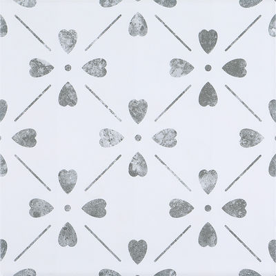 Beyaz 20x20cm yıpranmaya dayanıklı seramik kırsal zemin ve duvar kiremitleri