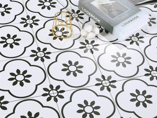 Kullanıma dayanıklı 200x200mm AAA sınıfı zemin ve iç duvar Banyo ve oturma odası için floret seramik rustik kiremit