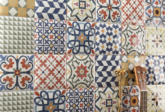 Duvar süslemesi, 152x152mm, salon, arka plan ve tezgah için parlak karışık iç porselen duvar kiremitleri