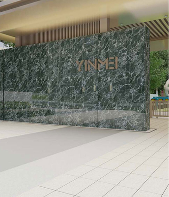 Kaymaz Yeşil Lüks Taş 60x120cm Tam cilalı camlı Dış Curatin Duvar Plakaları Bahçe için