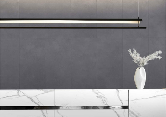 Asit Dayanıklı 60x120cm Çimento Gri Dış Perde Duvarı Yüzme Havuzu için Kalın Kelepçe