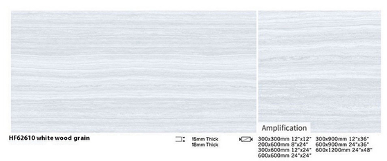 Gri 600x1200x18mm Bahçe için Asit Direnci Altyapı Taşları